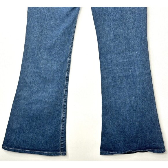 Citizens Of Humanity Womens Jeans Chloe Super Flare Wide Leg Mid Rise Size 25 - Picture 6 of 16